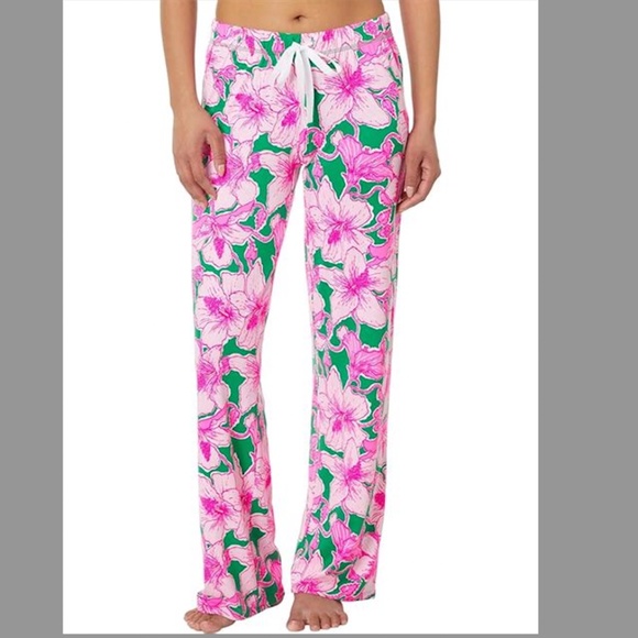 Lilly Pulitzer Pajamas Multi Palm Beach Coral - Picture 4 of 16